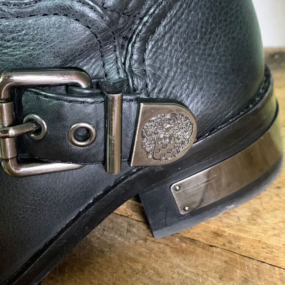 Vince Camuto‎ whynn quilted moto boots.  Biker grunge ankle boots riding - Picture 3 of 9